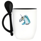 Кружка с ложкой