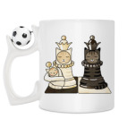 Кружка с футбольным мячиком