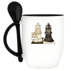 Кружка с ложкой