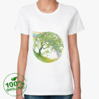 Женская футболка органик