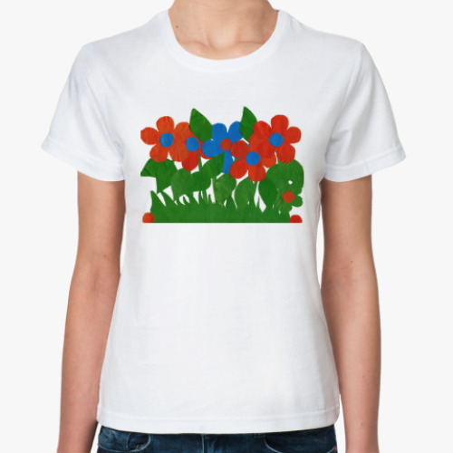 Классическая футболка Цветочный луг