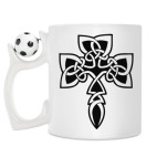 Кружка с футбольным мячиком