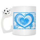 Кружка с футбольным мячиком