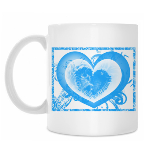 Кружка с принтом Сердце