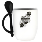 Кружка с ложкой