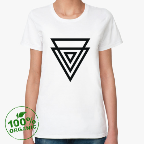 Женская футболка из органик-хлопка Double Triangle
