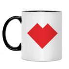 Кружка двухцветная