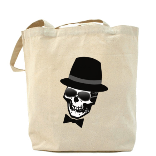 Сумка шоппер с принтом Череп