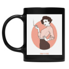 Кружка цветная UV-DTF