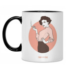 Кружка двухцветная