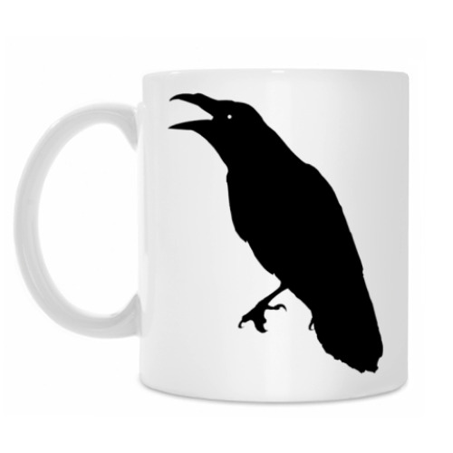 Кружка с принтом 'Ворон'
