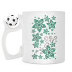 Кружка с футбольным мячиком