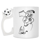 Кружка с футбольным мячиком