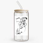 Банка с бамбуковой крышкой