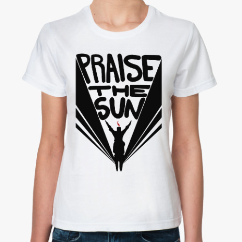 Классическая футболка с принтом Dark Souls