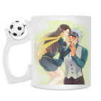 Кружка с футбольным мячиком