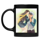 Кружка цветная UV-DTF