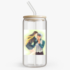 Банка с бамбуковой крышкой