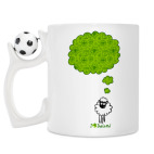 Кружка с футбольным мячиком