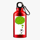 Металлическая бутылка 400 мл UV-DTF