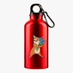 Металлическая бутылка 400 мл UV-DTF