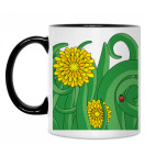 Кружка двухцветная