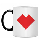 Кружка двухцветная