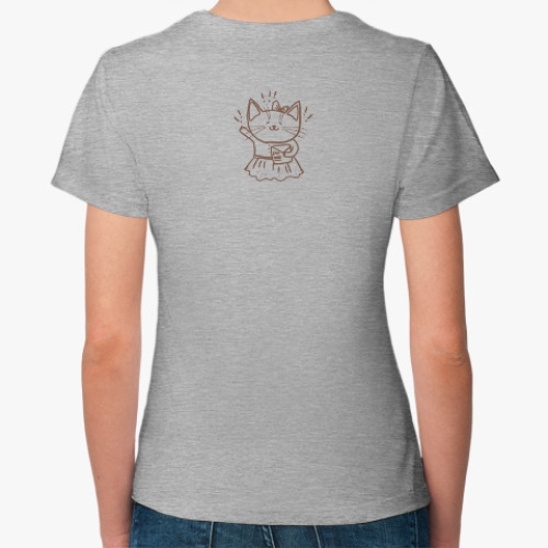 Женская футболка с принтом на качелях любви