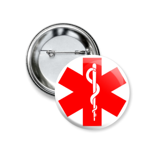 Значок 37мм ambulance