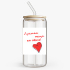 Банка с бамбуковой крышкой