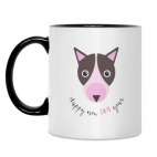 Кружка двухцветная