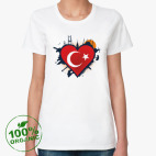 Женская футболка органик