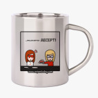 Кружка металлическая