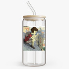 Банка с бамбуковой крышкой