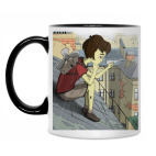 Кружка двухцветная