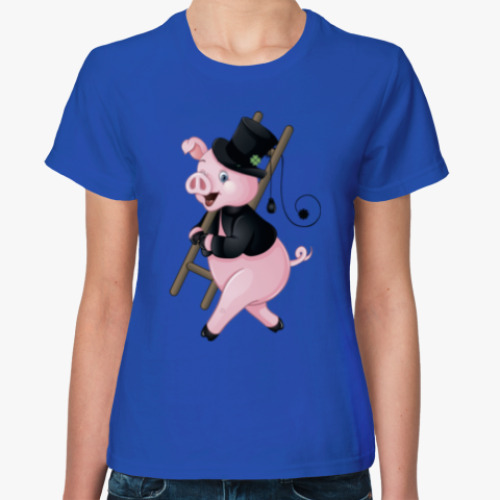 Женская футболка Cute Pig