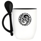 Кружка с ложкой