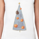 Стильная ёлка с мандаринами!