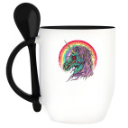 Кружка с ложкой