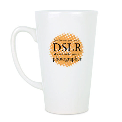 Чашка Латте DSLR not = Photographer