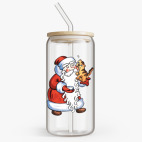 Банка с бамбуковой крышкой