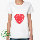 Женская футболка органик