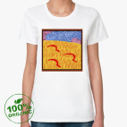 Женская футболка органик