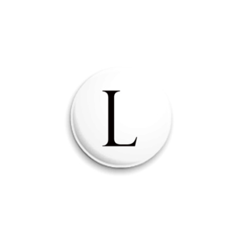 Значок 25мм  L
