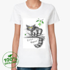 Женская футболка органик