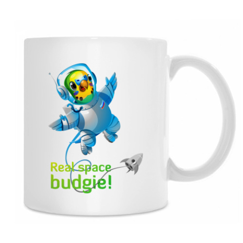 Кружка Попугай-космонавт