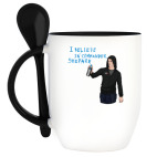 Кружка с ложкой