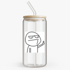 Банка с бамбуковой крышкой