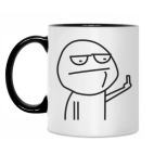 Кружка двухцветная