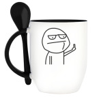 Кружка с ложкой